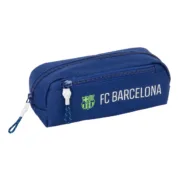 Estojo F.C. Barcelona Azul Marinho 22 x 8,5 x 6 cm Estojos - nacloset