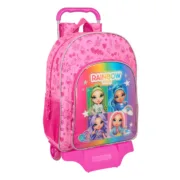 Mochila Escolar com Rodas Rainbow High Shine Multicolor 33 x 42 x 14 cm Jogos | Disfarces - nacloset