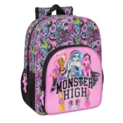 Mochila Escolar Monster High Drama Multicolor 33 x 42 x 14 cm Jogos | Disfarces - nacloset