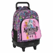 Mochila Escolar Monster High Drama Multicolor 33 x 45 x 22 cm Jogos | Disfarces - nacloset