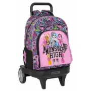 Mochila Escolar Monster High Drama Multicolor 33 x 45 x 22 cm Jogos | Disfarces - nacloset