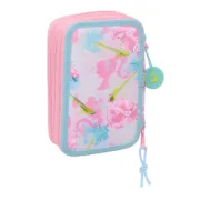 Estojo Escolar com Acessórios Barbie Painterly Cor de Rosa Azul celeste 12,5 x 19,5 x 5,5 cm 37 Peças Estojos - nacloset 2