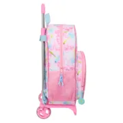 Mochila Escolar com Rodas Barbie Painterly Cor de Rosa Azul celeste 33 x 42 x 14 cm Jogos | Disfarces - nacloset 2