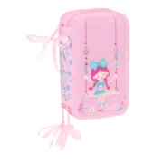 Estojo Escolar com Acessórios Glow Lab Swing Multicolor 12,5 x 19,5 x 5,5 cm 37 Peças Estojos - nacloset