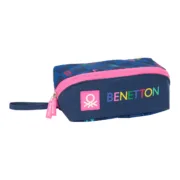 Estojo Benetton Damero Azul Marinho 20 x 8 x 8 cm Estojos - nacloset