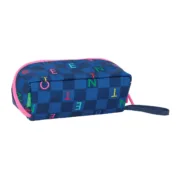 Estojo Benetton Damero Azul Marinho 20 x 8 x 8 cm Estojos - nacloset 2