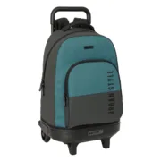 Mochila Escolar com Rodas Safta Urban style Azul Cinzento 33 x 45 x 22 cm Jogos | Disfarces - nacloset
