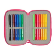 Estojo Safta Feeling Multicolor 12,5 x 19,5 x 5,5 cm 37 Peças Estojos - nacloset 2