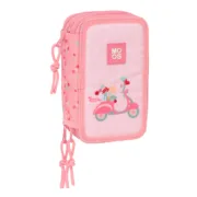 Estojo Escolar com Acessórios Moos Passion Multicolor 12,5 x 19,5 x 5,5 cm 37 Peças Estojos - nacloset
