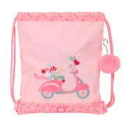 Saco Mochila com Cordas Moos Passion Multicolor 35 x 40 x 1 cm Jogos | Disfarces - nacloset