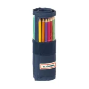 Estojo El Ganso Eclipse Azul Marinho 7 x 20 x 7 cm 27 Peças Estojos - nacloset
