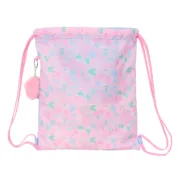Saco Mochila com Cordas BlackFit8 Smile Azul Cor de Rosa 35 x 40 x 1 cm Jogos | Disfarces - nacloset 2
