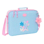 Mochila Escolar BlackFit8 Smile Cor de Rosa Azul Claro 38 x 28 x 6 cm Jogos | Disfarces - nacloset