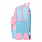 Mochila Escolar BlackFit8 Smile Azul Cor de Rosa 32 x 42 x 15 cm Jogos | Disfarces - nacloset