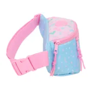 Bolsa de Cintura BlackFit8 Smile Cor de Rosa Azul Claro 23 x 12 x 9 cm Acessórios de Moda - nacloset 2
