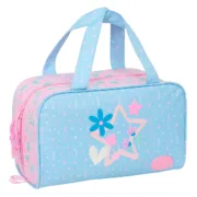 Nécessaire de Viagem BlackFit8 Smile Cor de Rosa Azul Claro 31 x 14 x 19 cm Desporto | Lazer - nacloset