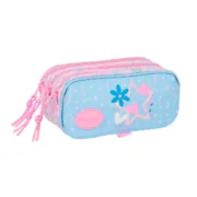 Estojo BlackFit8 Smile Cor de Rosa Azul Claro 21,5 x 10 x 8 cm Estojos - nacloset