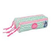 Estojo Triplo Lilo & Stitch Ice cream Cor de Rosa 22 x 8,5 x 6 cm Estojo 3 Compartimentos - nacloset