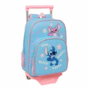 Mochila Escolar Lilo & Stitch Happy Azul celeste 26 x 11 x 67 cm 26 x 34 x 11 cm Jogos | Disfarces - nacloset