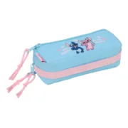Estojo Triplo Lilo & Stitch Happy Azul celeste 22 x 8,5 x 6 cm Estojo 3 Compartimentos - nacloset 2