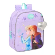 Mochila Escolar Frozen Spirit Lilás 22 x 27 x 10 cm Jogos | Disfarces - nacloset
