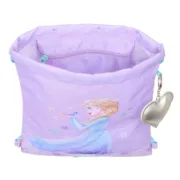 Saco Mochila com Cordas Frozen Spirit Lilás 26 x 34 x 1 cm Jogos | Disfarces - nacloset 2