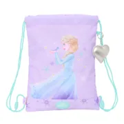 Saco Mochila com Cordas Frozen Spirit Lilás 26 x 34 x 1 cm Jogos | Disfarces - nacloset