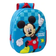 Mochila Escolar Mickey Mouse Clubhouse Azul 27 x 33 x 10 cm Jogos | Disfarces - nacloset