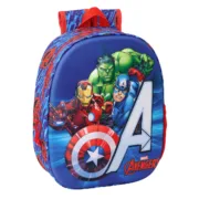 Mochila Escolar The Avengers Vermelho 27 x 33 x 10 cm Jogos | Disfarces - nacloset