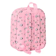 Mochila Pré-Escolar Snoopy Cor de Rosa 22 x 27 x 10 cm Jogos | Disfarces - nacloset 2