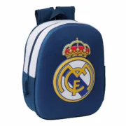 Mochila Escolar Real Madrid C.F. Preto 27 x 33 x 10 cm Jogos | Disfarces - nacloset