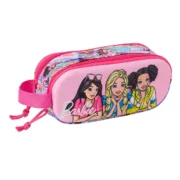 Mochila Escolar Barbie Cor de Rosa 21 x 8 x 6 cm Estojos - nacloset