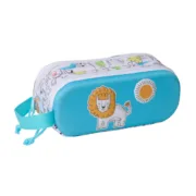 Mochila Escolar Safta Azul Branco 21 x 8 x 6 cm Estojos - nacloset