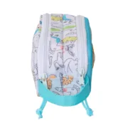 Mochila Escolar Safta Azul Branco 21 x 8 x 6 cm Estojos - nacloset 2