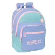 Mochila Escolar Munich Mellow Azul Cor de Rosa Celeste 32 x 42 x 15 cm Jogos | Disfarces - nacloset