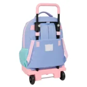 Mochila Escolar Munich Mellow Azul Cor de Rosa Azul celeste 33 x 45 x 22 cm Jogos | Disfarces - nacloset 2