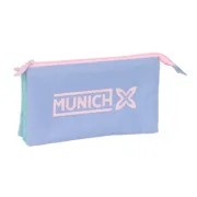 Estojo Munich Mellow Azul Cor de Rosa Azul celeste 22 x 12 x 3 cm Estojos - nacloset
