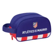 Nécessaire de Viagem Atlético Madrid Azul Branco Vermelho Desportivo 26 x 15 x 12 cm Desporto | Lazer - nacloset