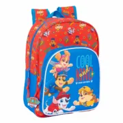 Mochila Escolar The Paw Patrol Cool Azul Vermelho 26 x 34 x 11 cm Jogos | Disfarces - nacloset 2