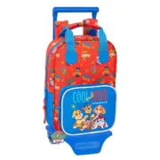Mochila Escolar The Paw Patrol Cool Azul Vermelho 20 x 28 x 8 cm Jogos | Disfarces - nacloset