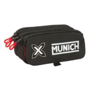 Estojo Munich Vulcan Preto 21,5 x 10 x 8 cm Estojos - nacloset