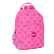 Mochila Escolar Barbie Corazones Cor de Rosa Jogos | Disfarces - nacloset