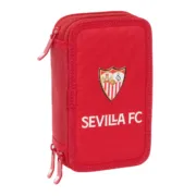 Estojo Sevilla Fútbol Club Vermelho 12,5 x 19,5 x 5,5 cm 37 Peças Estojos - nacloset
