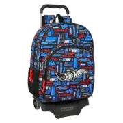 Mochila Escolar Hot Wheels Multicolor 33 x 42 x 14 cm Jogos | Disfarces - nacloset