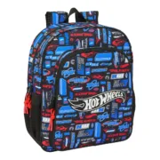 Mochila Escolar Hot Wheels Multicolor 32 x 38 x 12 cm Jogos | Disfarces - nacloset 2