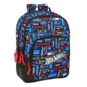 Mochila Escolar Hot Wheels Multicolor 32 x 42 x 15 cm Jogos | Disfarces - nacloset