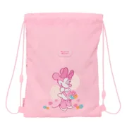 Saco Mochila com Cordas Minnie Mouse Baby Cor de Rosa 26 x 34 x 1 cm Jogos | Disfarces - nacloset