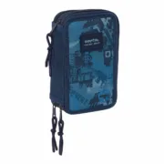 Estojo Safta New edition Azul Marinho 12,5 x 19,5 x 5,5 cm 37 Peças Estojos - nacloset 2