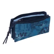 Estojo Safta New edition Azul Marinho 22 x 12 x 3 cm Estojos - nacloset 2