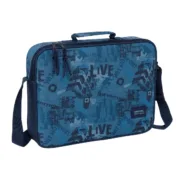 Mochila Escolar Safta New edition Azul Marinho 38 x 28 x 6 cm Jogos | Disfarces - nacloset